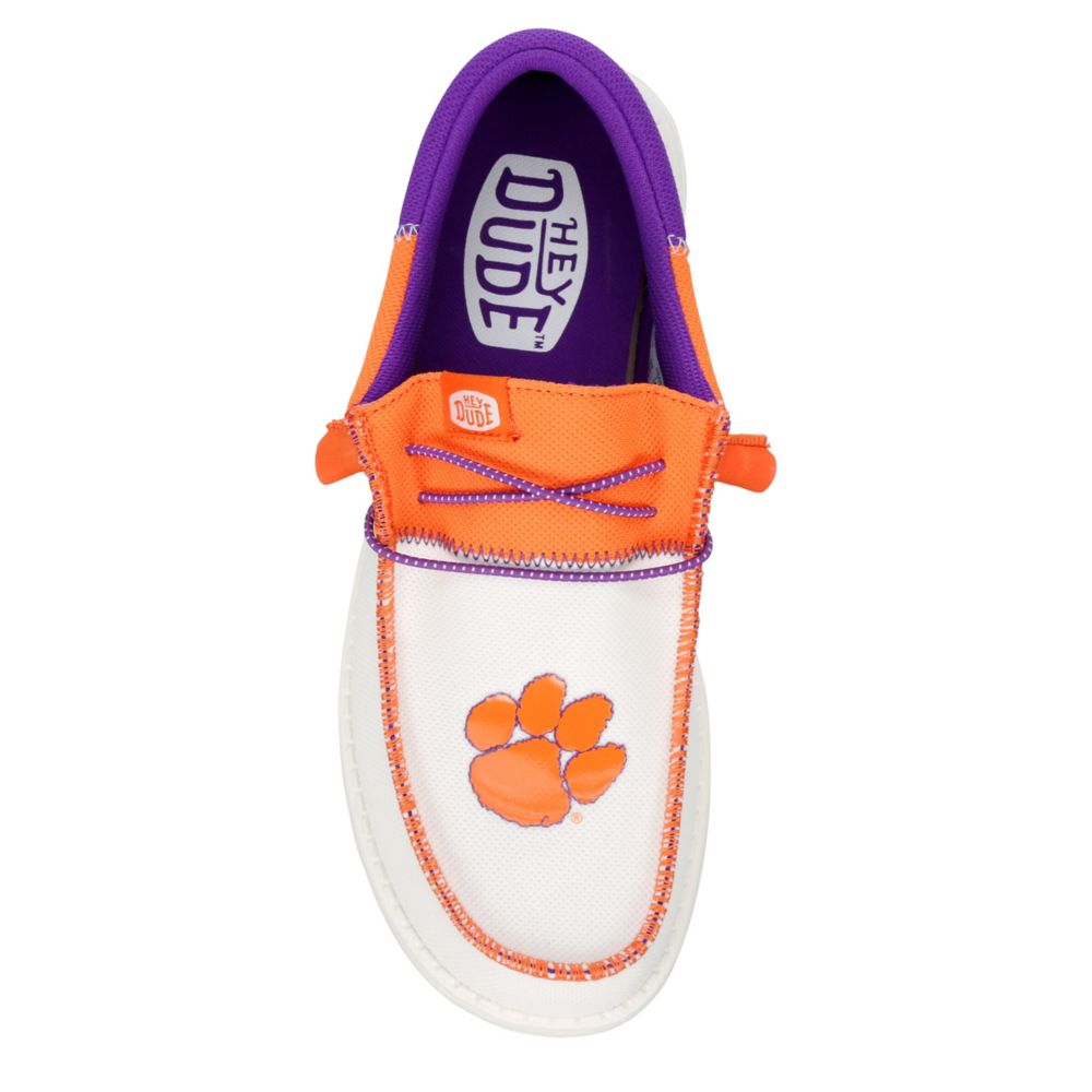 MENS WALLY TRI CLEMSON SLIP ON SNEAKER