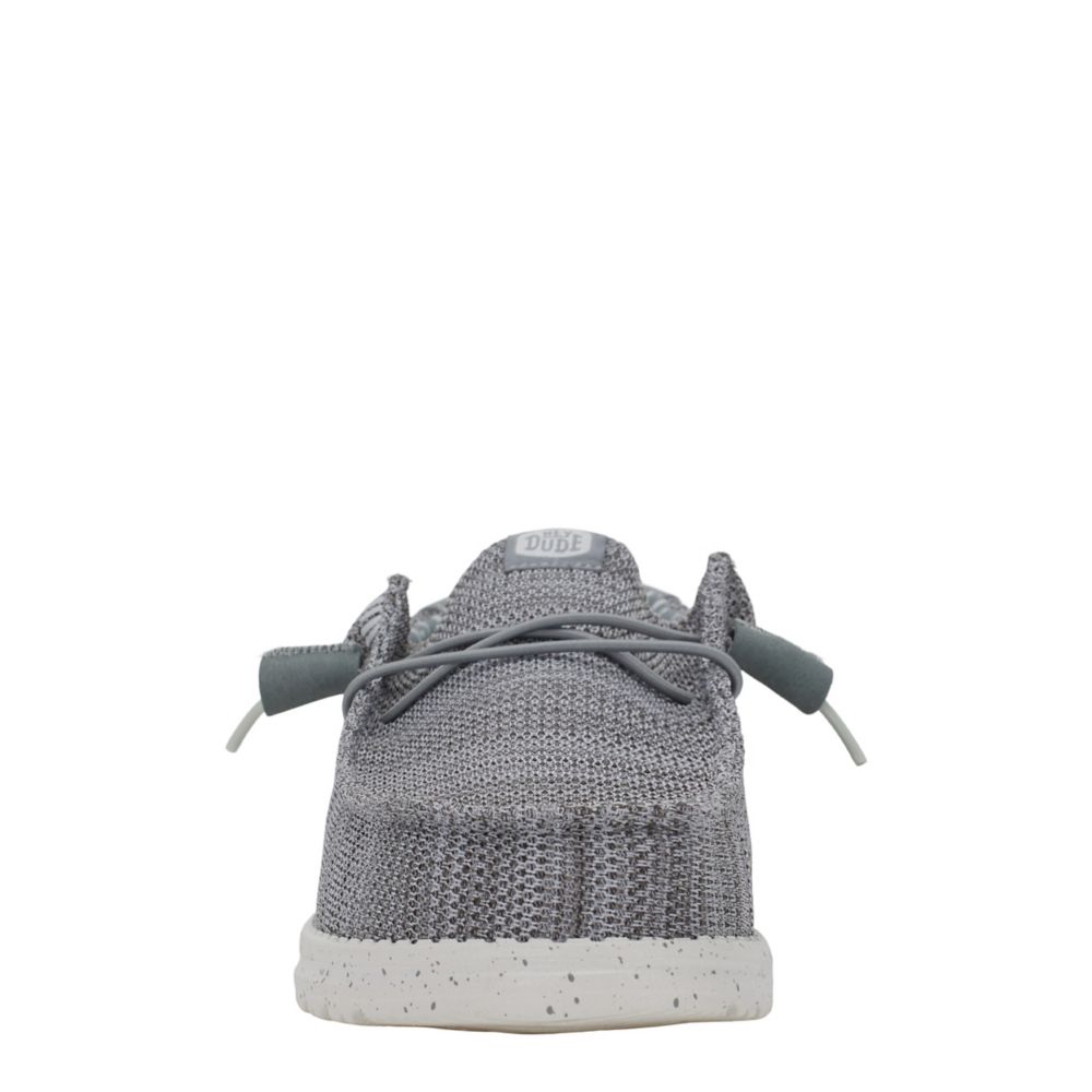 MENS WALLY KNIT SLIP ON SNEAKER