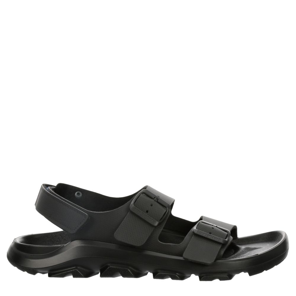 BIRKENSTOCK MENS MOGAMI TERRA FOOTBED SANDAL - BLACK