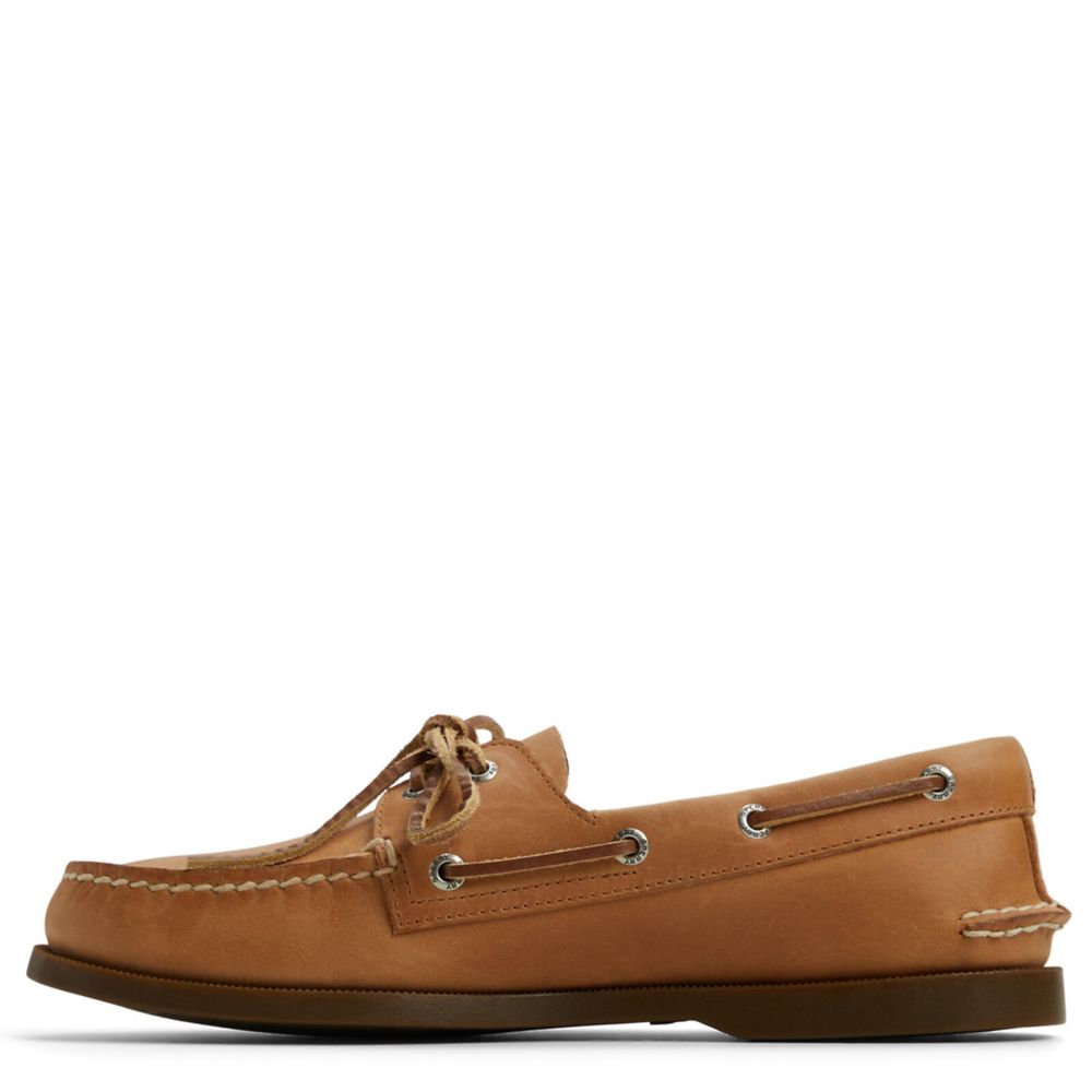 SPERRY MENS A/O 2-EYE BOAT SHOE - TAN