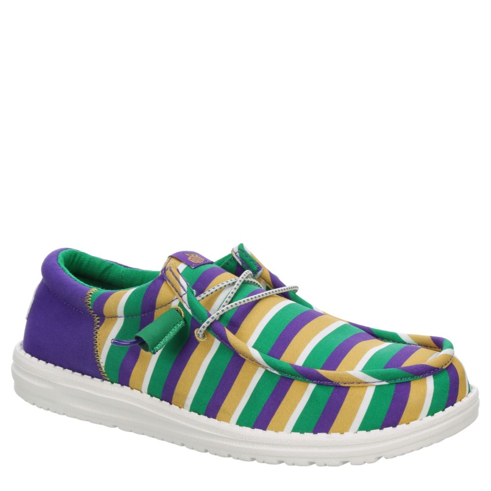 MENS WALLY MARDI GRAS SLIP ON SNEAKER