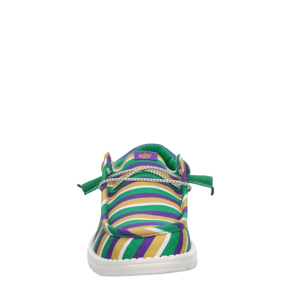 MENS WALLY MARDI GRAS SLIP ON SNEAKER