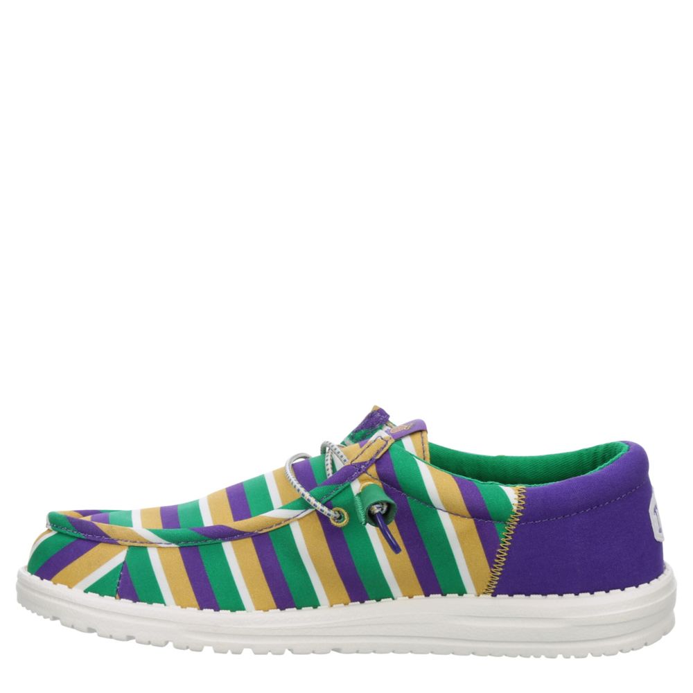 MENS WALLY MARDI GRAS SLIP ON SNEAKER