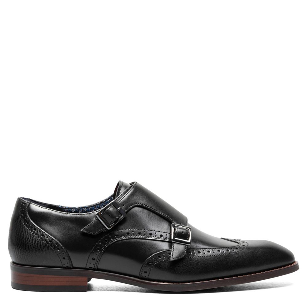 MENS KARSON WINGTIP DOUBLE MONK STRAP