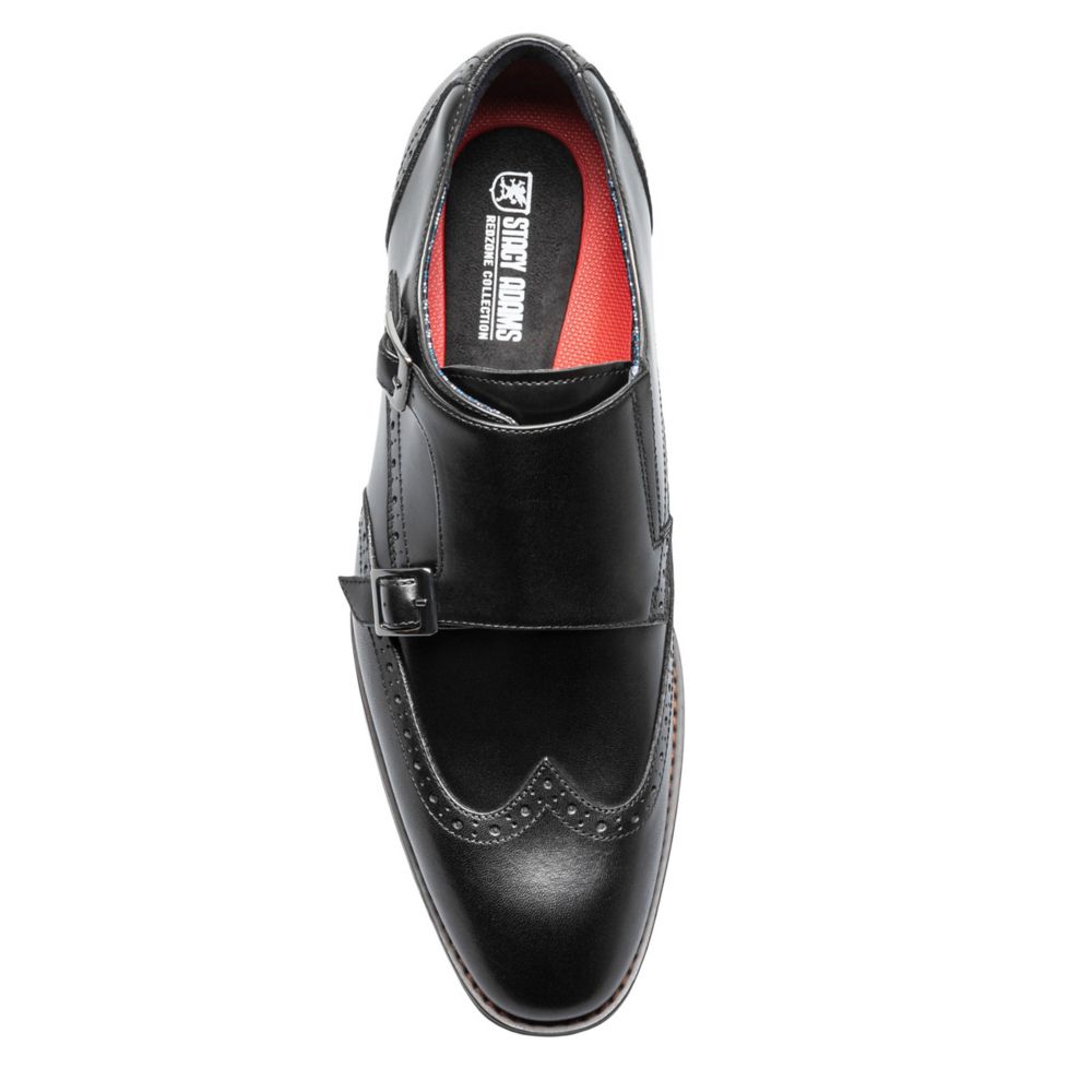 MENS KARSON WINGTIP DOUBLE MONK STRAP