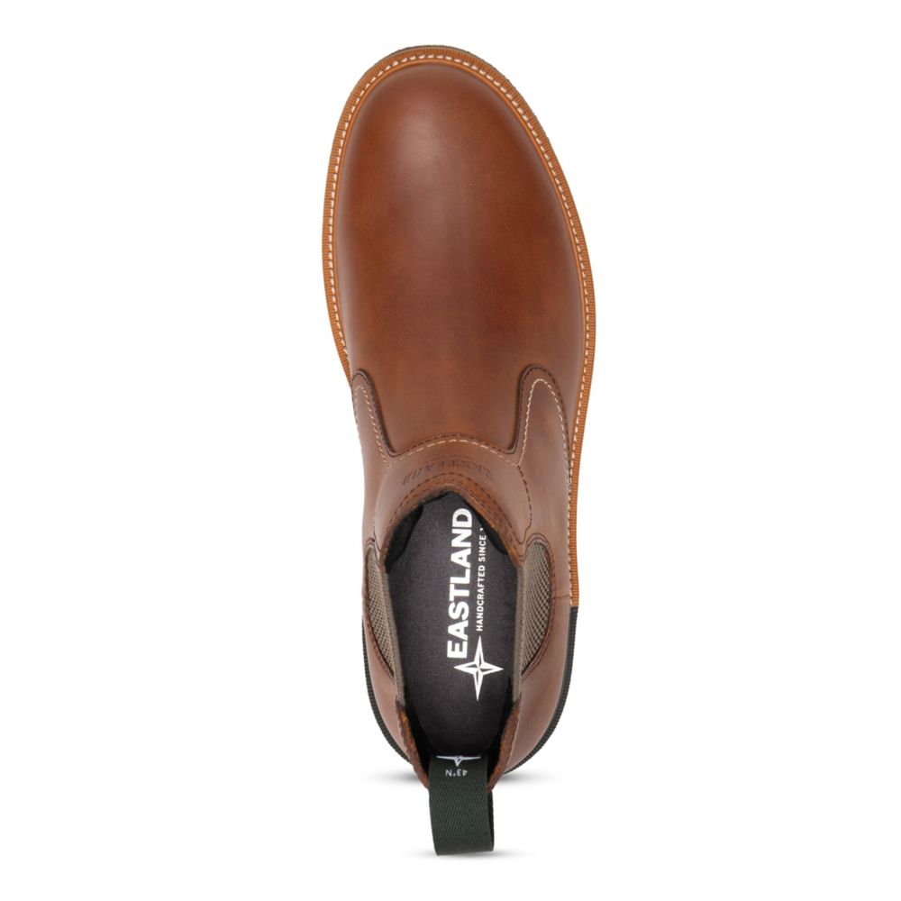 Cognac Eastland Mens Chimney Pond Chelsea Boot | Rack Room Shoes