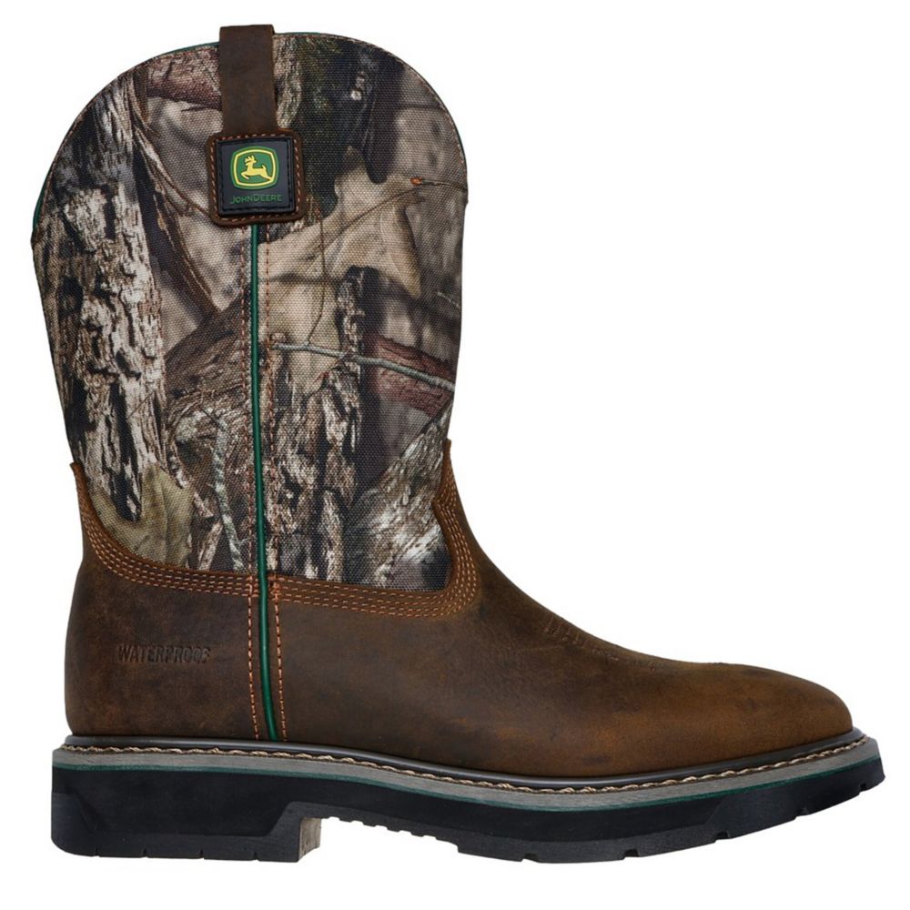 MENS SKECHERS X JOHN DEERE MOSS BURROW WATERPROOF BOOT