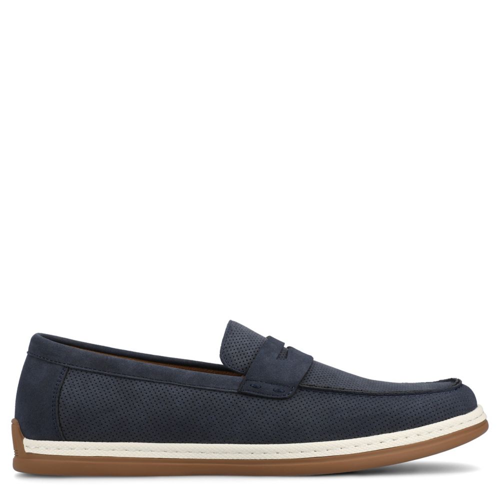 RESTORATION MENS MORAL PENNY LOAFER - BLACK