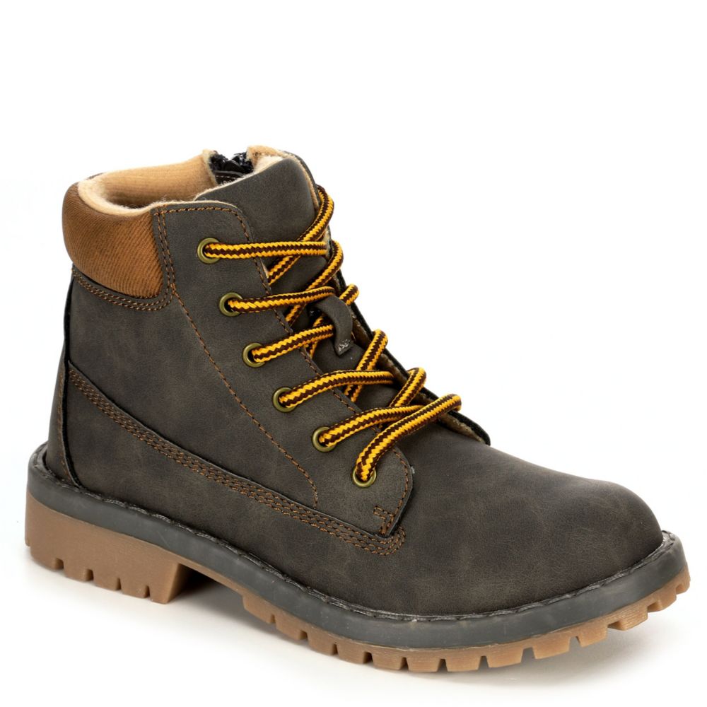 boys lace up work boots