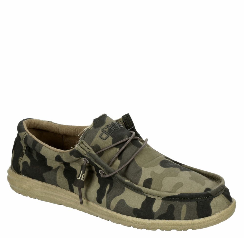 slip on camo sneakers