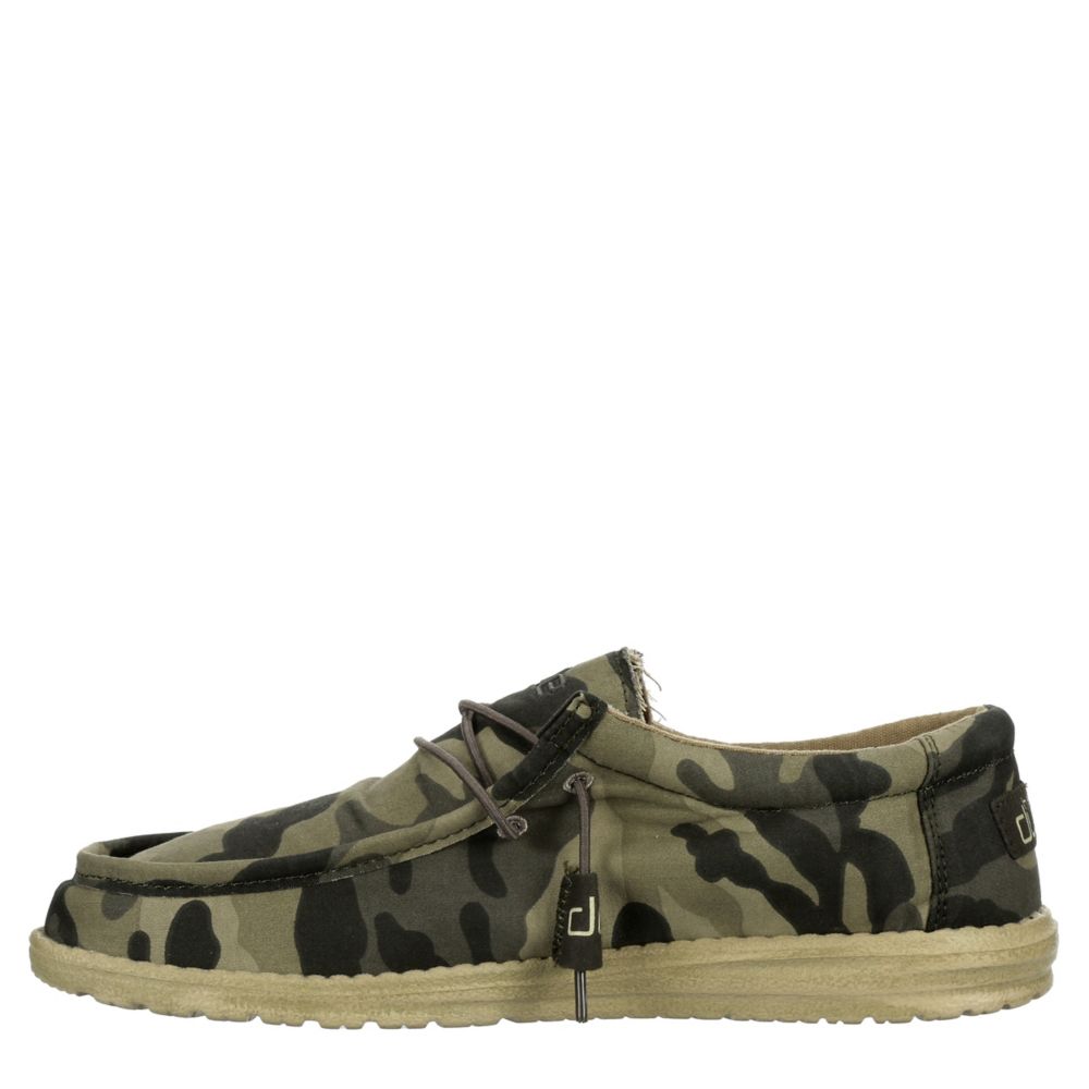 camouflage slip on sneakers