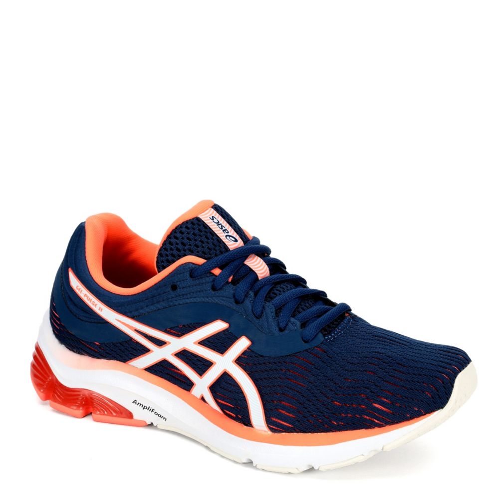 asics womens running shoes blue