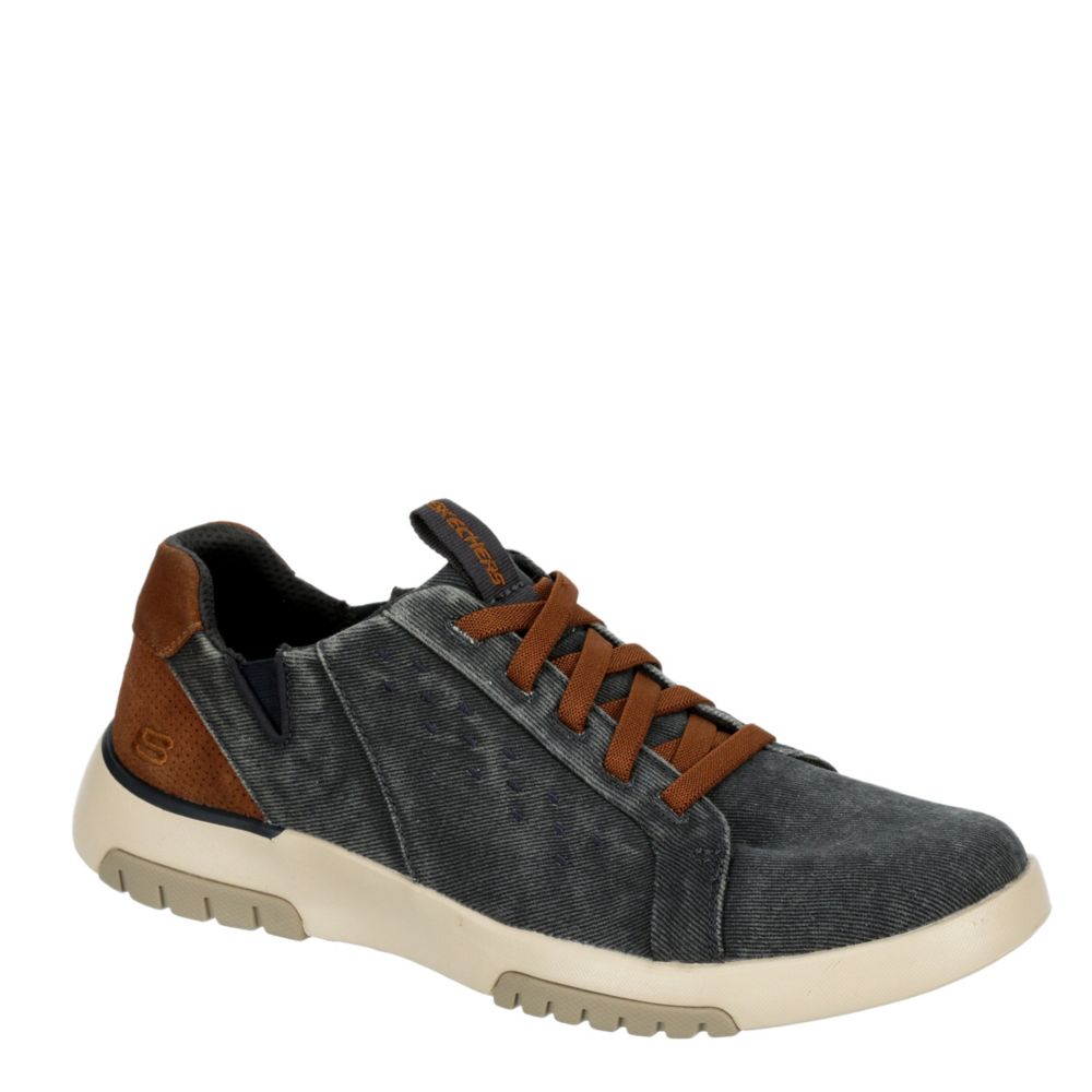 Navy Skechers Mens Bellinger 2.0 Slip 