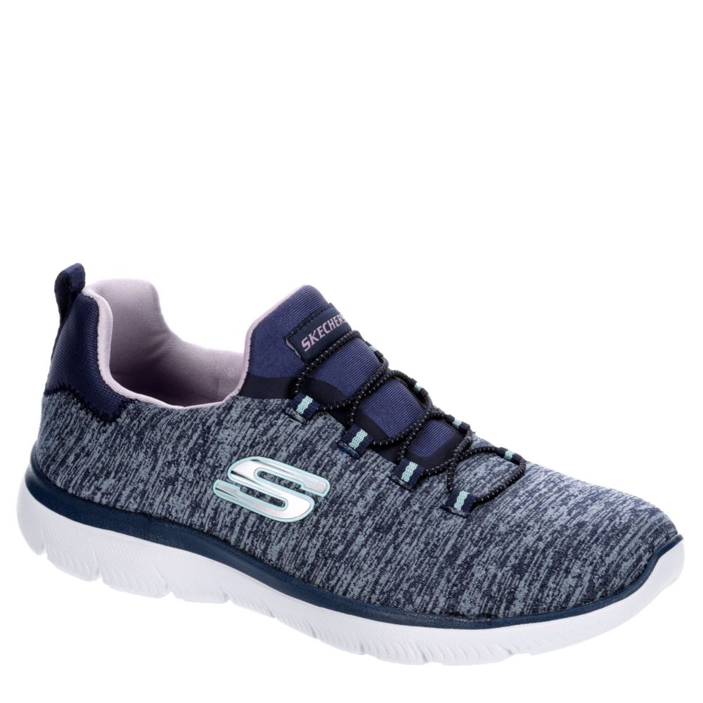 skechers navy womens shoes