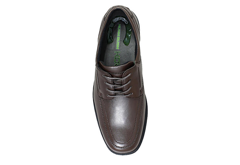 84355-001 19R Black BOURBON STREET Moc Toe Lace Up Shoes Mens Nunn Bush 