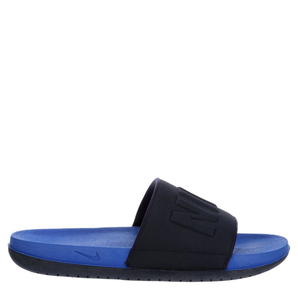 navy nike sandals