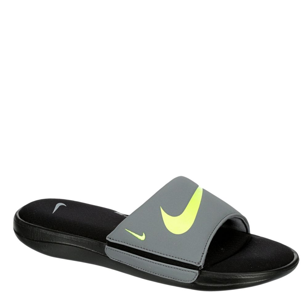 Grey Nike Mens Ultra Comfort 3 Slide 