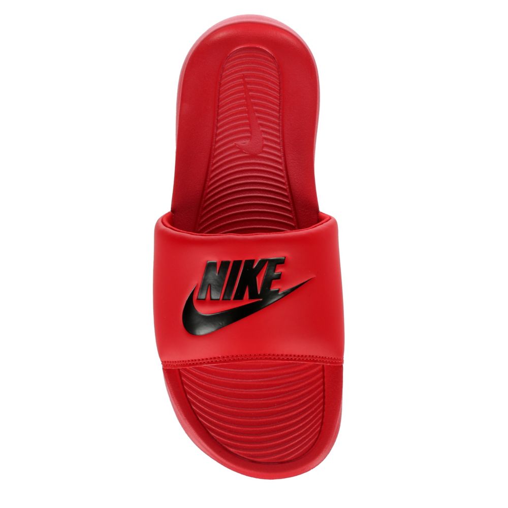Red Nike Mens Victori One Slide Sandal | Sandals | Rack Room Shoes