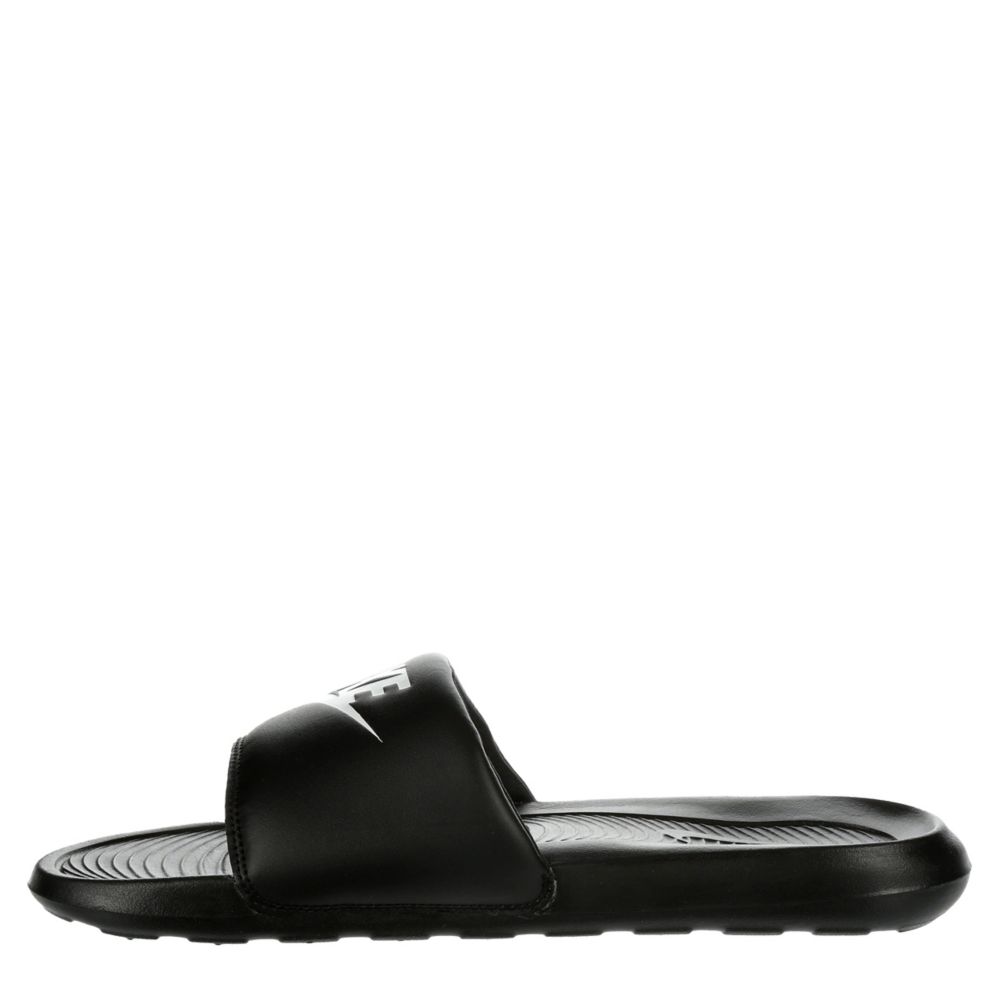Black Nike Mens Victori One Slide Sandal | Sandals | Rack Room Shoes