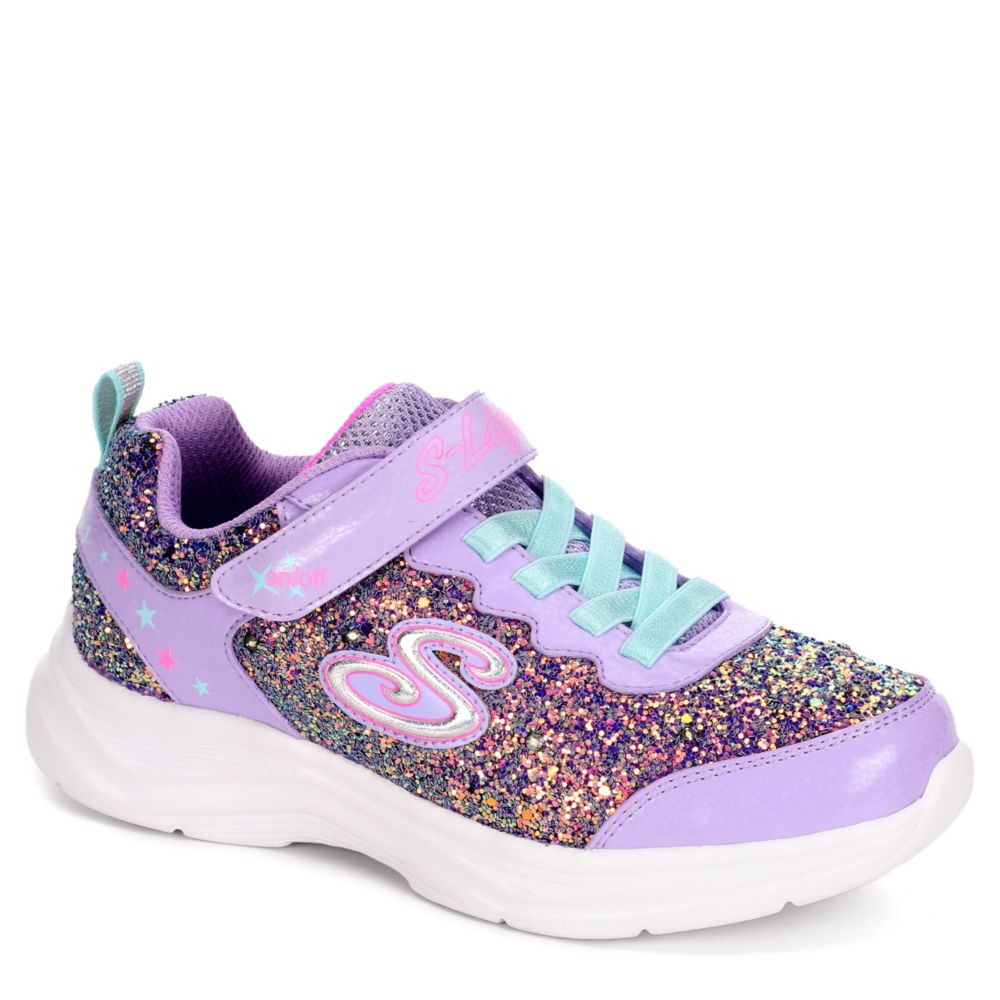 Lilac Skechers Girls Glimmer Kicks | Sneakers | Rack Room Shoes