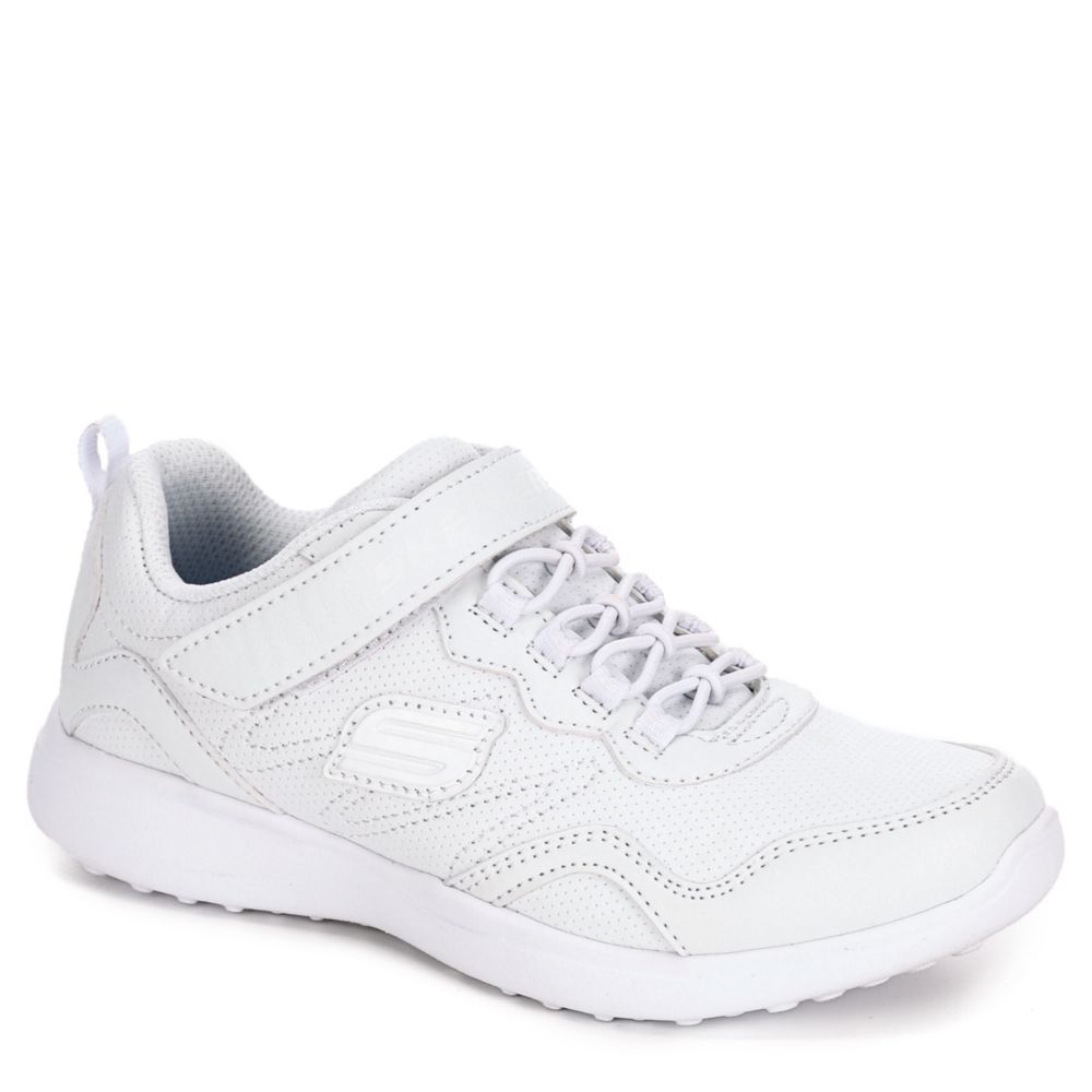 girls white running shoes