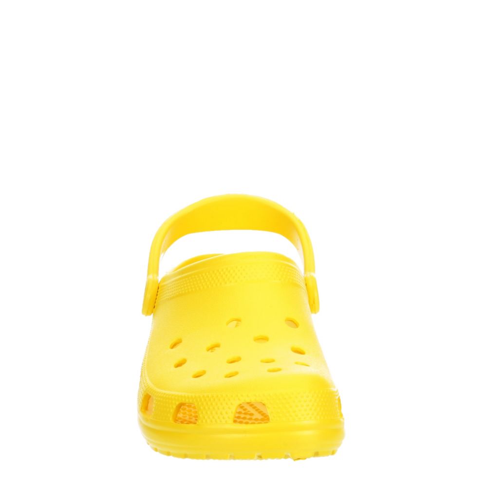 mens yellow crocs