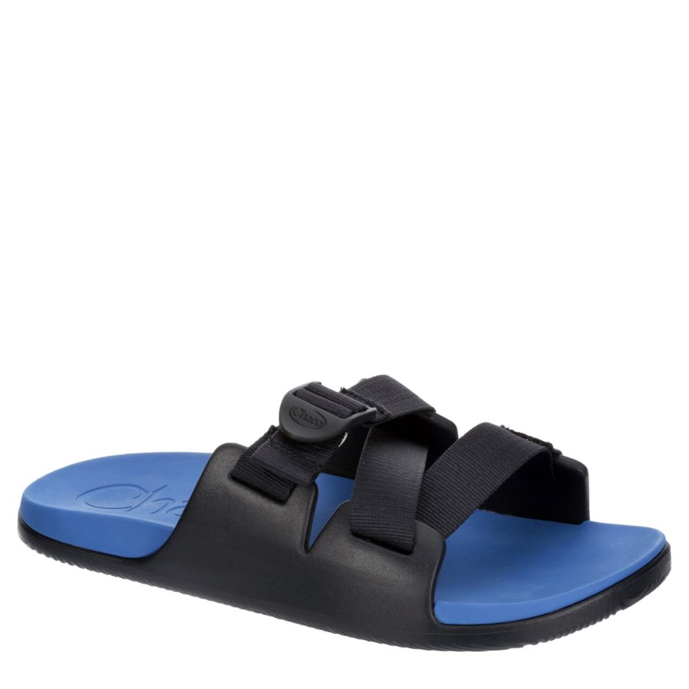 mens blue chacos