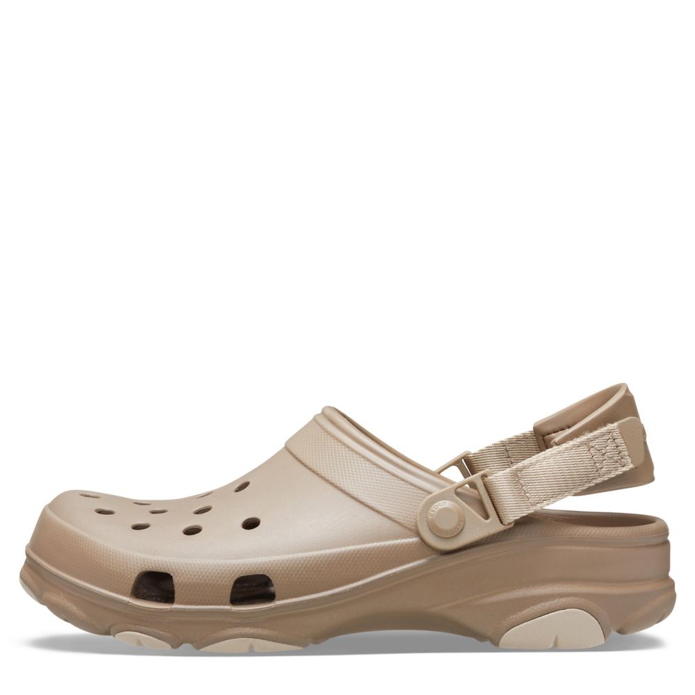 mens khaki crocs