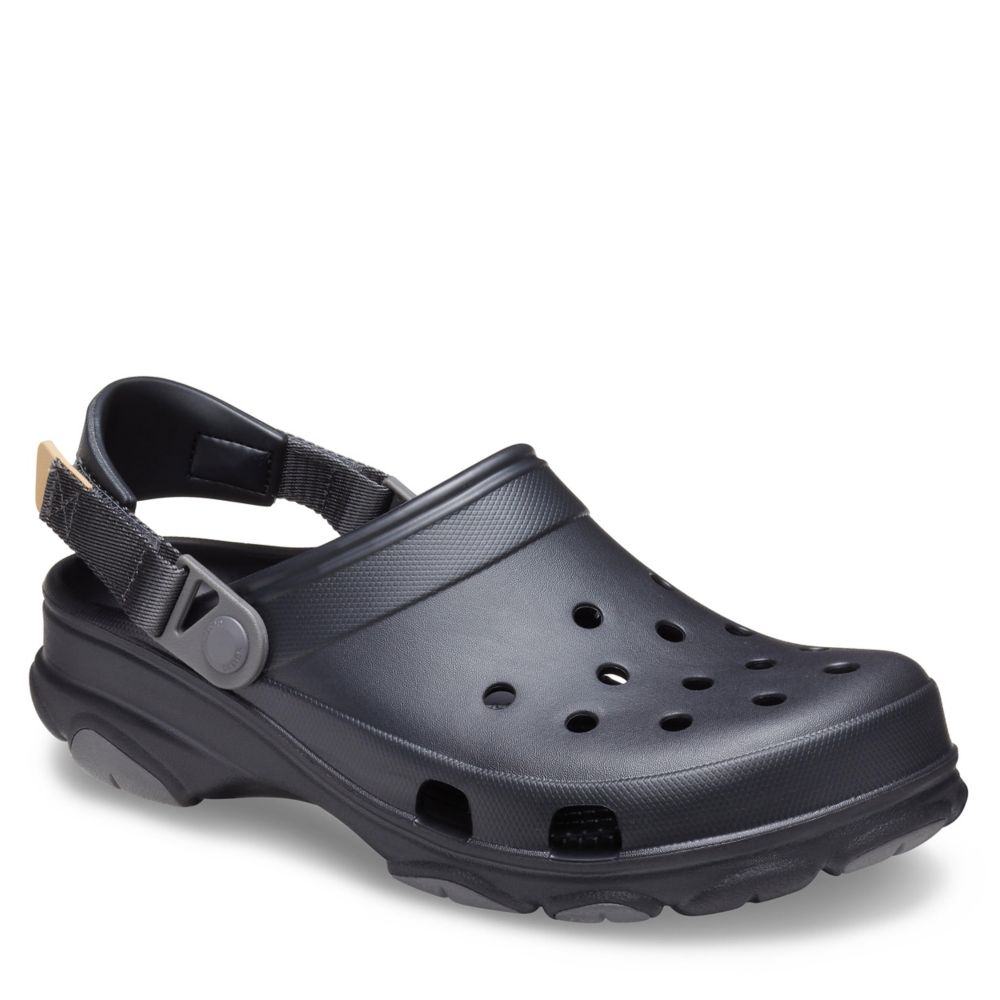 mens black classic crocs