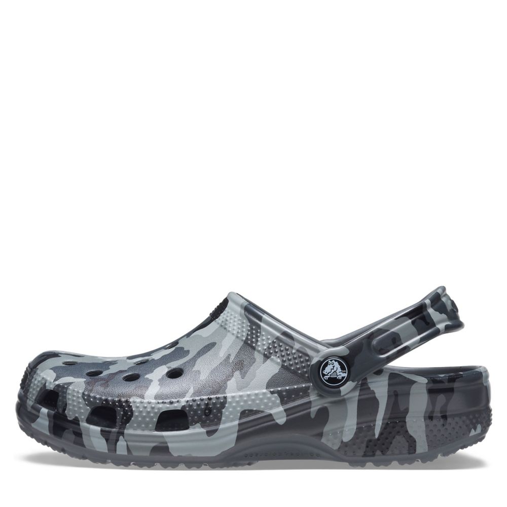 Grey clearance camo crocs