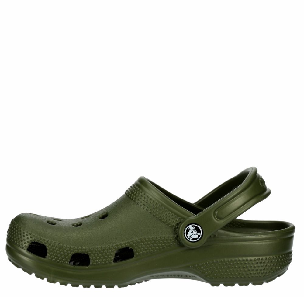 hunter green crocs