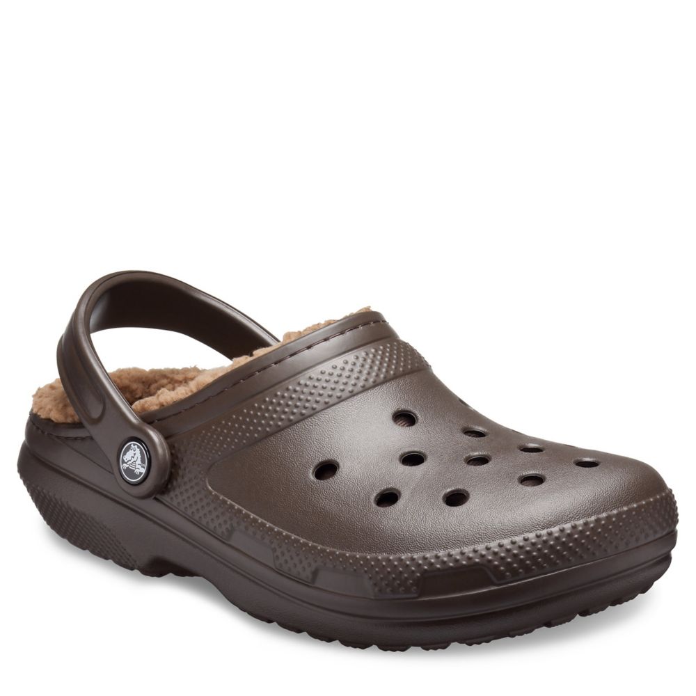 chocolate crocs clog