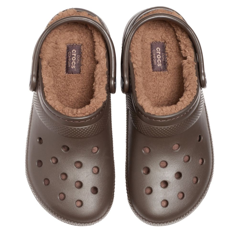 chocolate crocs clog