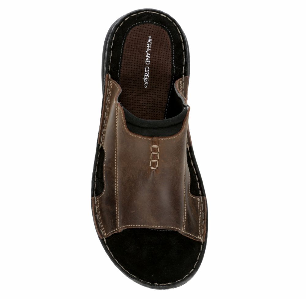Brown Restoration Mens Savannah Slide Sandal Sandals Rack Room Shoes