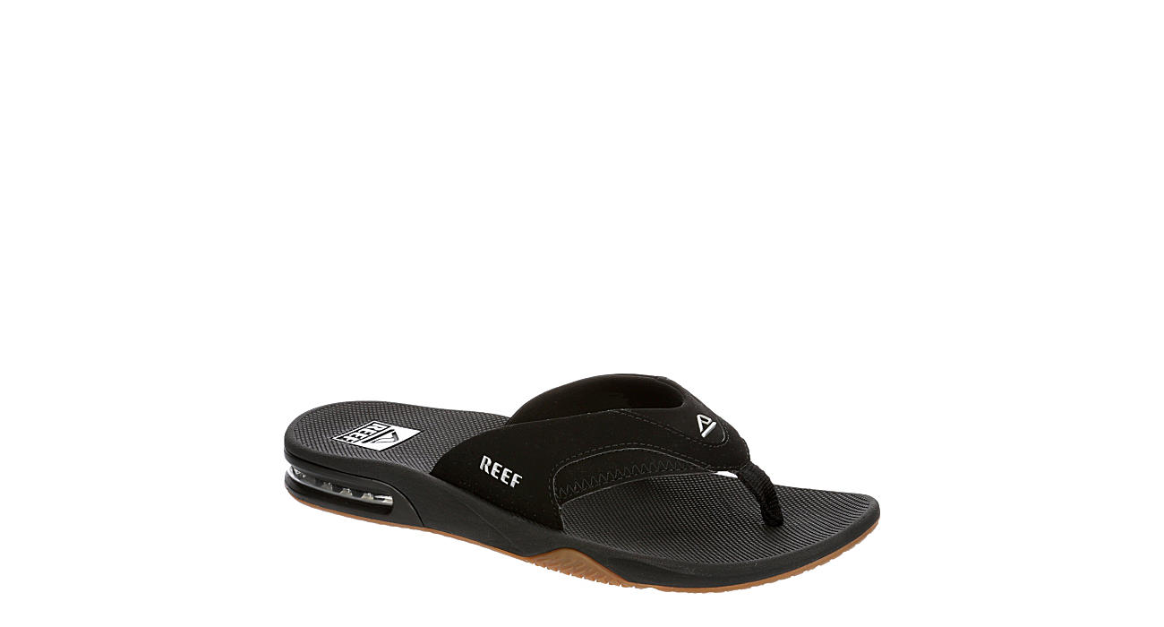 kom tot rust Bliksem Lyrisch Black Reef Mens Fanning Flip Flop Sandal | Sandals | Rack Room Shoes