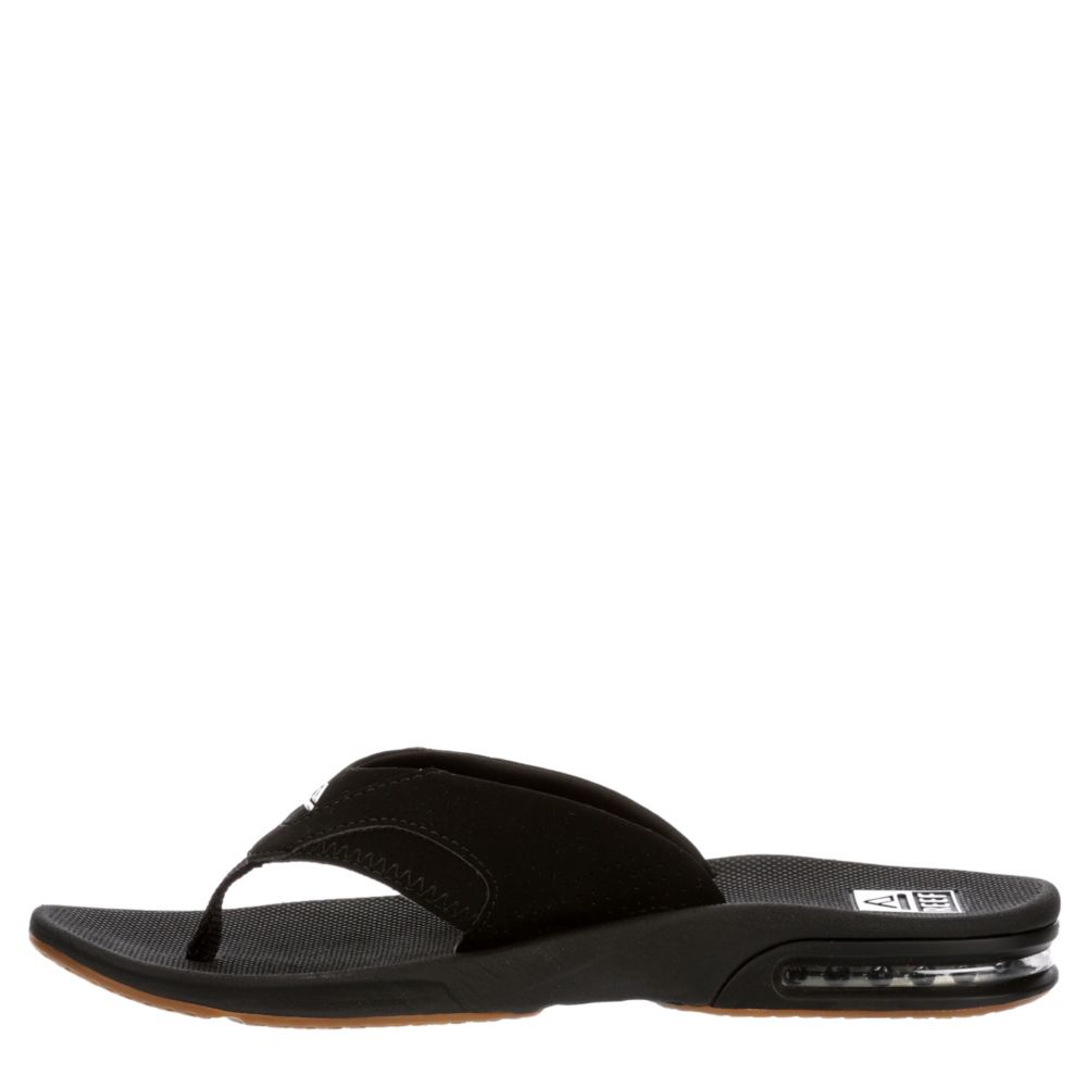 Silver Mens Fanning Flip Flop Sandal, Reef