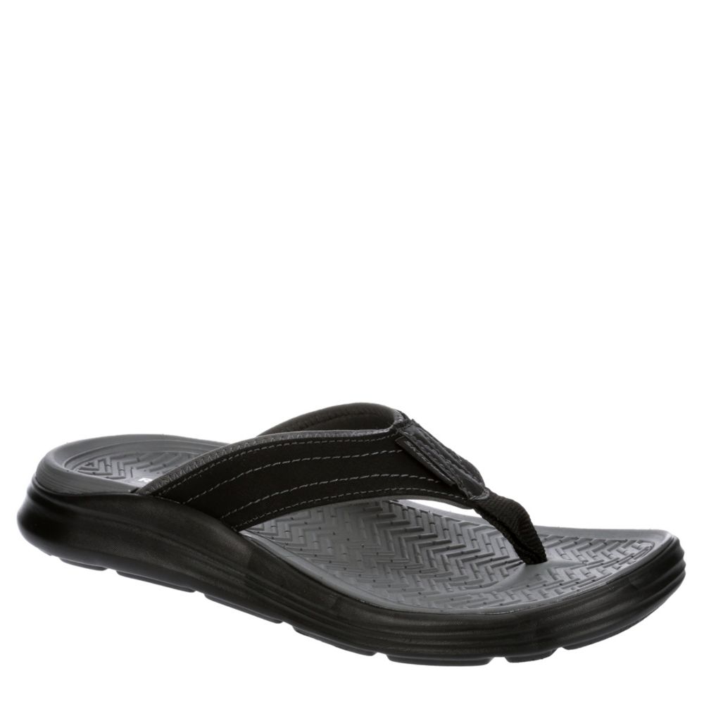 mens black skechers sandals