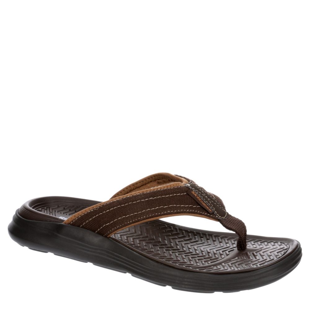 skechers men's slip on sandals