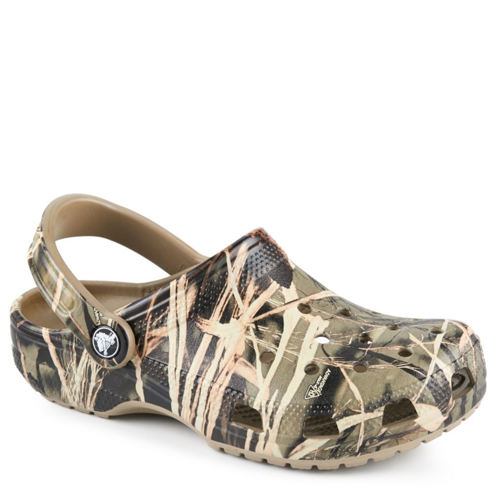 camo croc flip flops