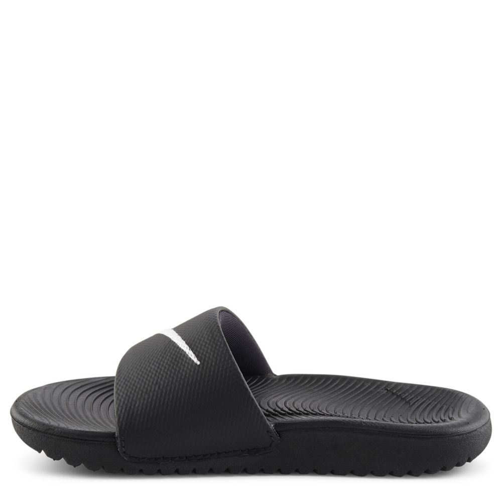 Black Nike Boy's Kawa Slide Athletic Sandals | Rack Room Shoes