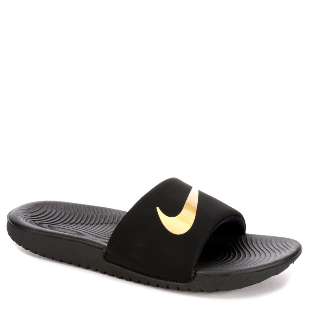 Drejning interpersonel fred Black Nike Boys Kawa Slide Sandal | Kids | Rack Room Shoes