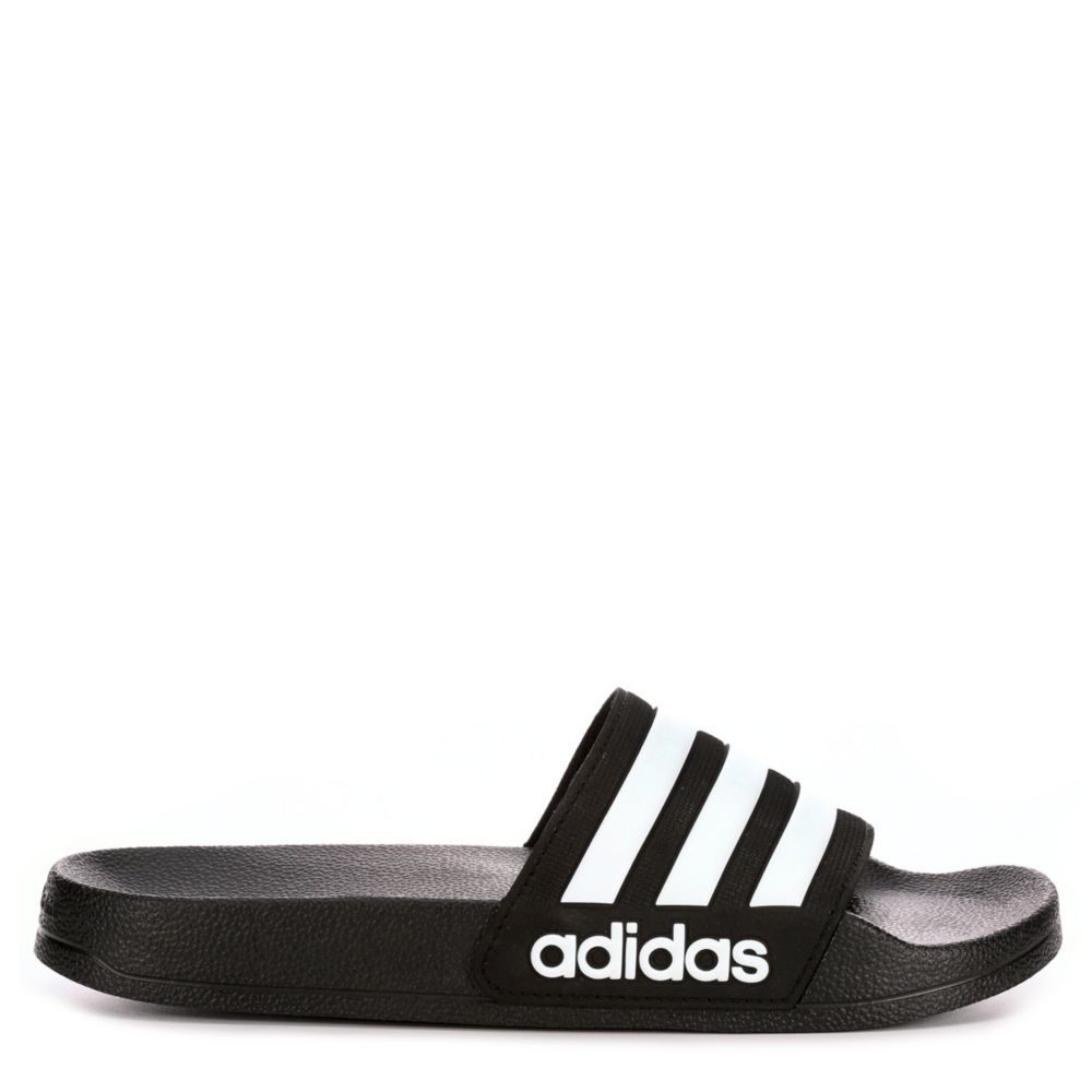 Black Boys Little big Kid Adilette Slide Sandal Adidas Rack