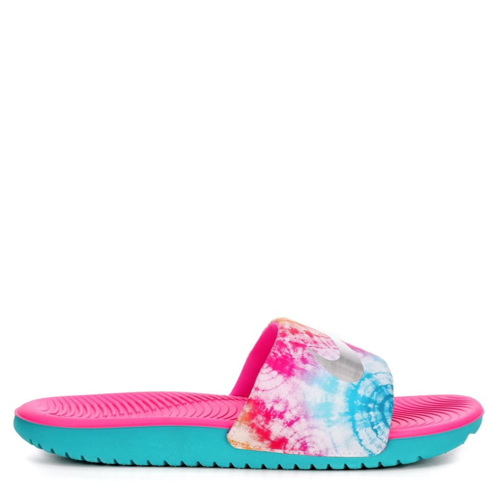 Tie-dye Nike Girls Kawa Slide Sandal 