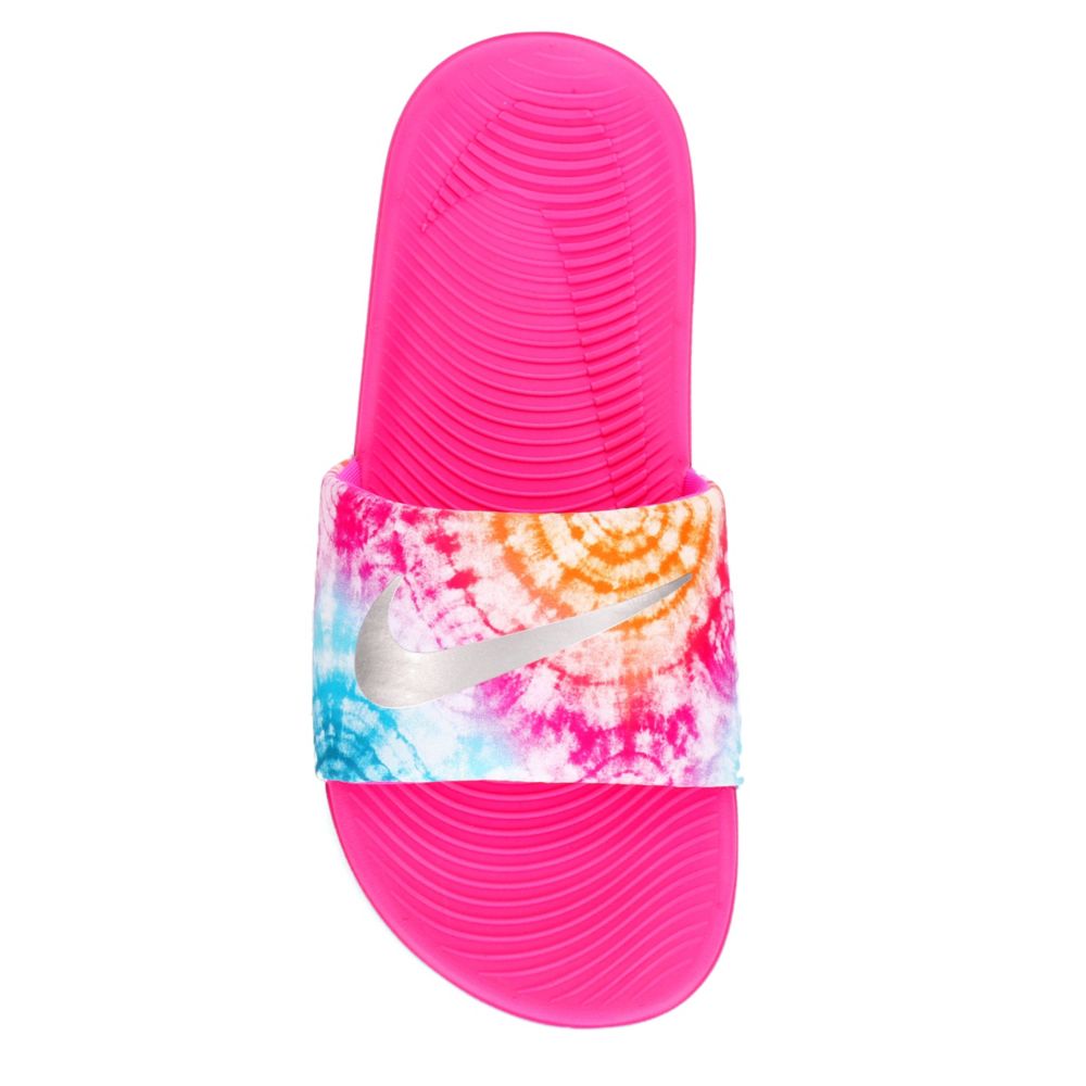 Tie-dye Nike Girls Kawa Slide Sandal 