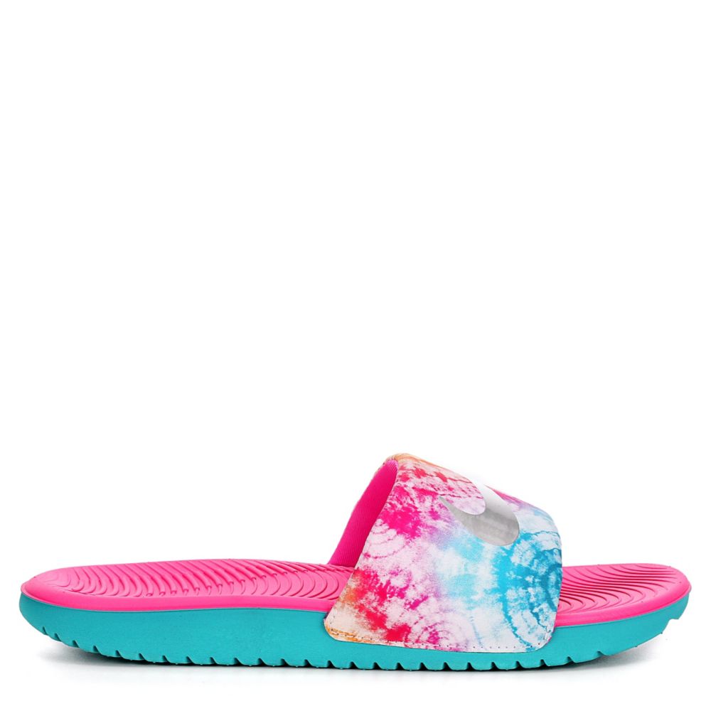 nike slides tie dye