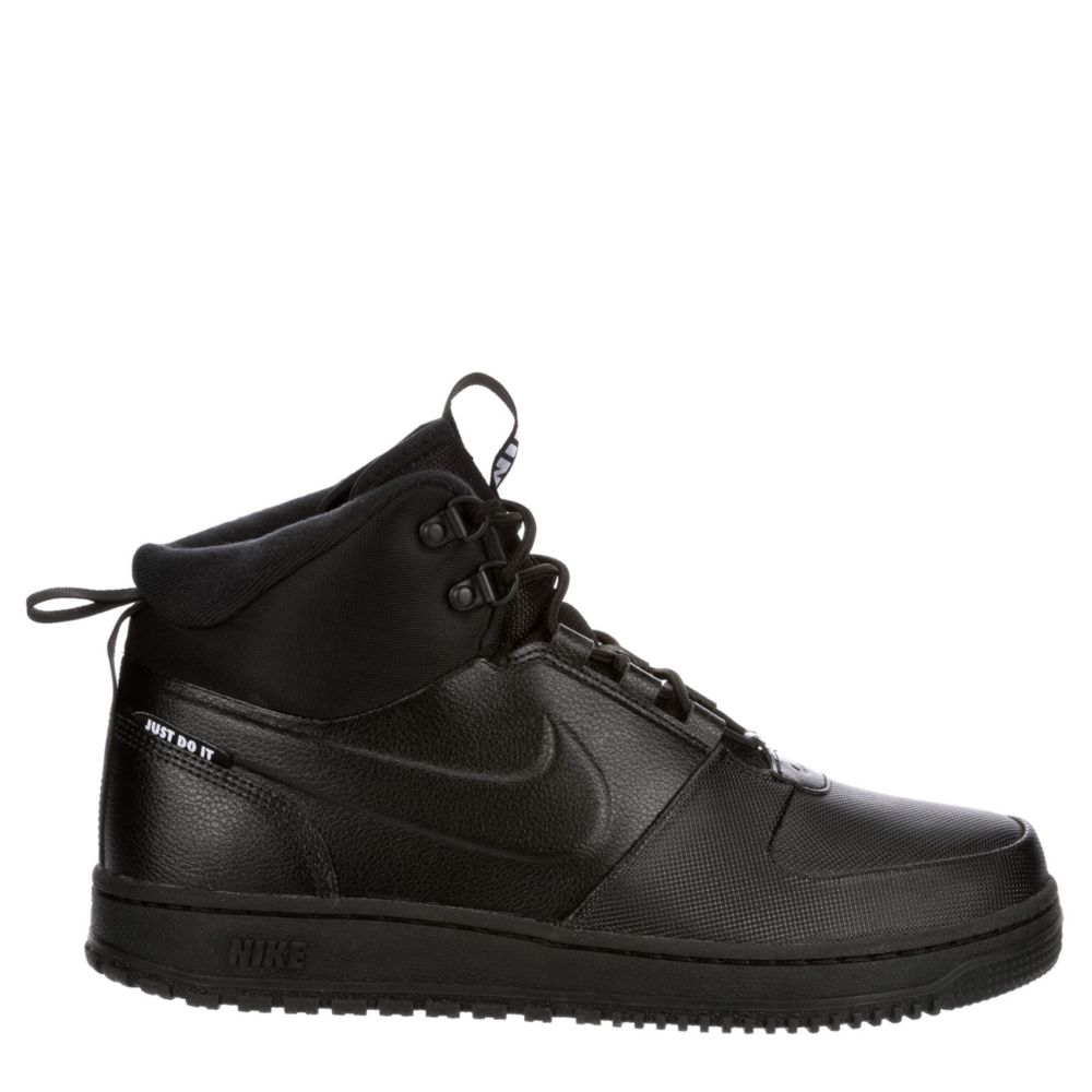 nike black leather sneakers