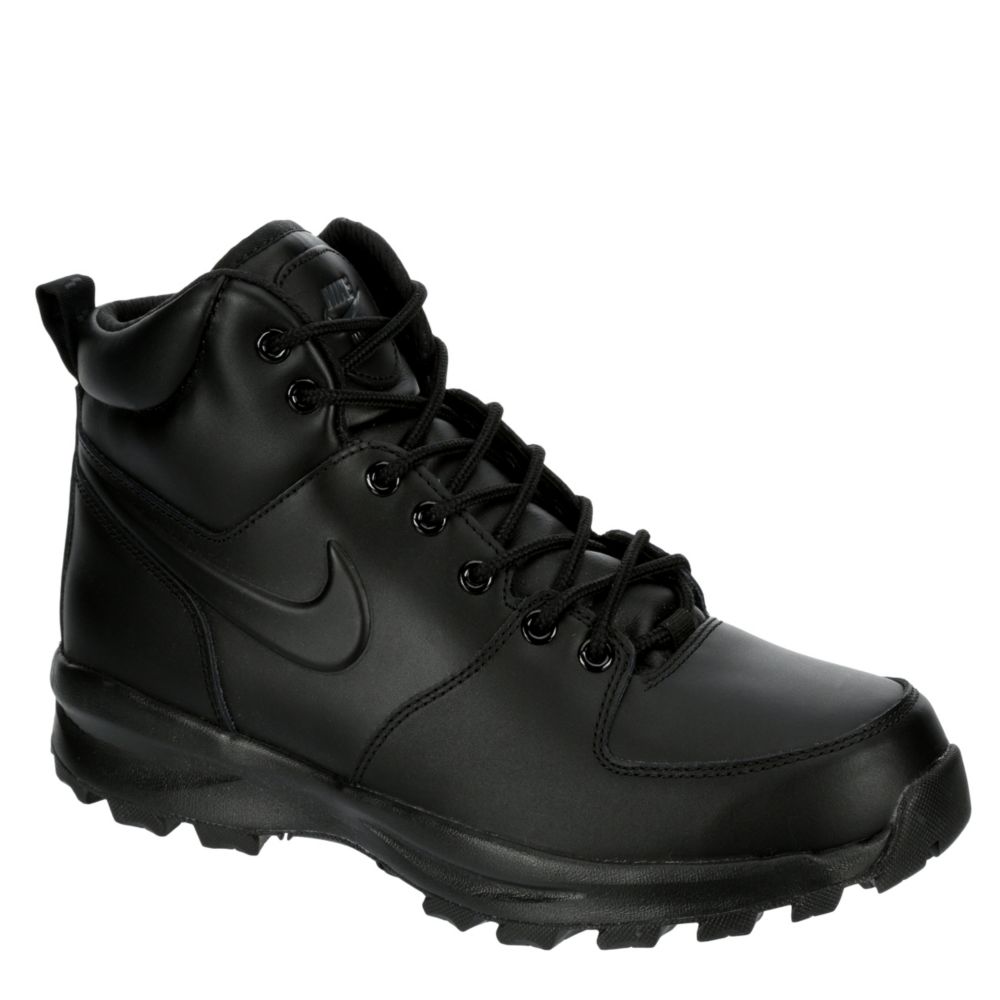Black Nike Mens Manoa Lace-up Boot | Boots Rack Shoes