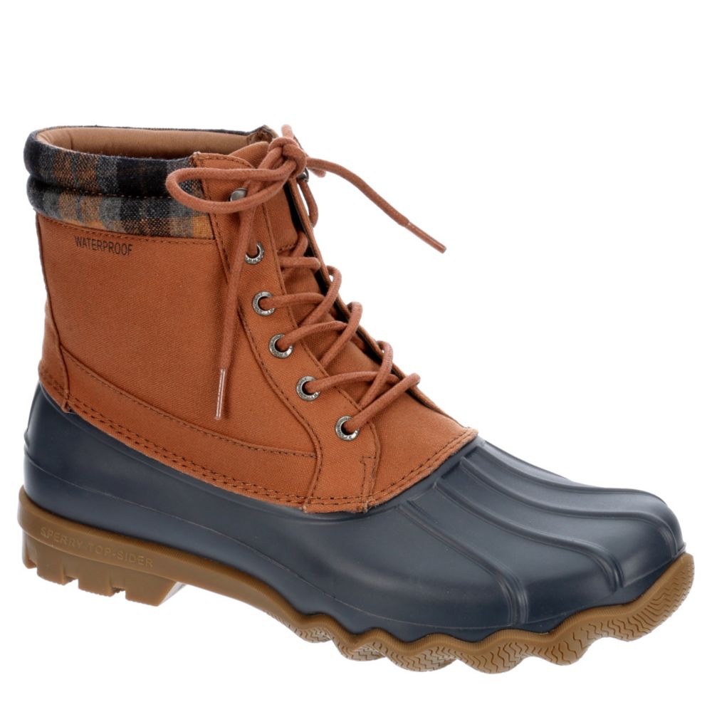 sperry men's brewster rain boot