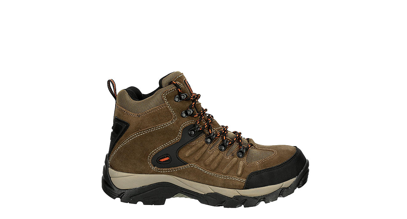 S2 MEN LEATHER WORK SAFETY STEEL TOE CAP ANKLE WATER RESIST HIKER BOOTS SHOES 