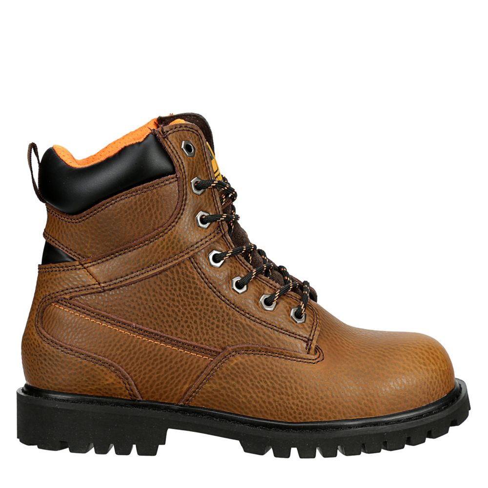 MENS MT. PROSPECT BL WORK BOOT BROWN